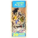 SADA  DŘEV. MAGNETKŮ MAZL&Iacute;ČCI - 20 ks